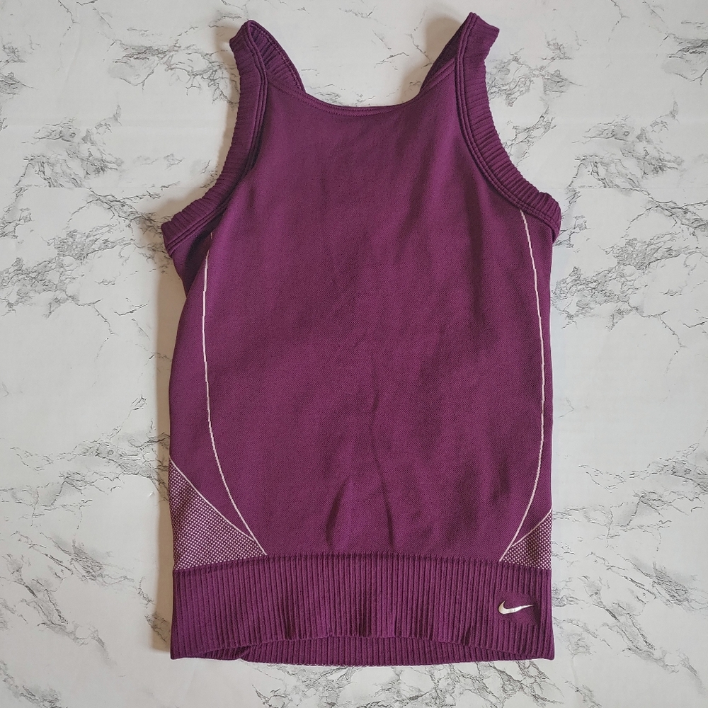 Nike Fit Dry Running Top - Picture 1 of 6